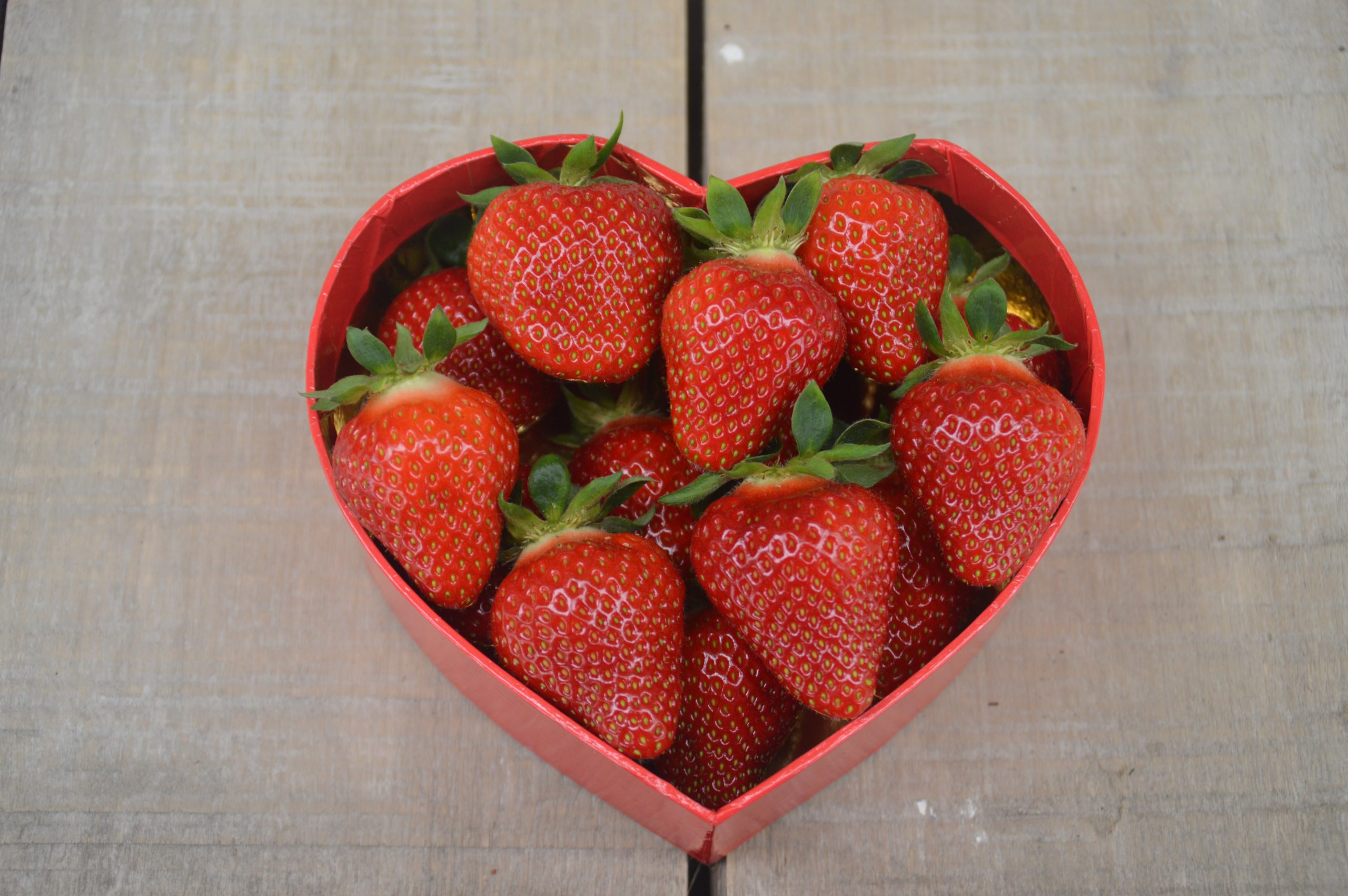 Hart van aardbeien Hart van aardbeien